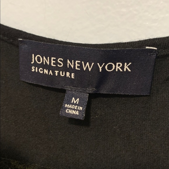 Jones New York black sequins top size medium - Picture 3 of 5